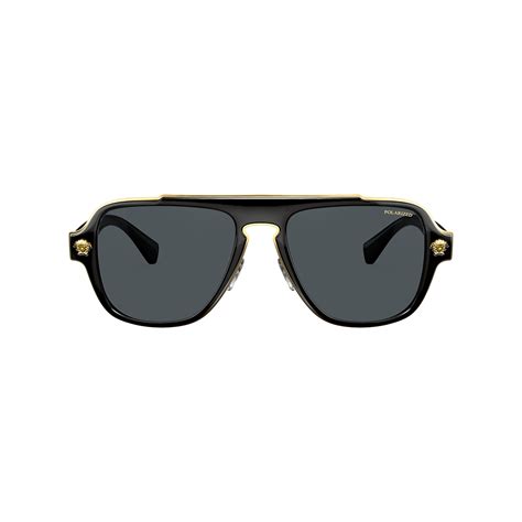 Versace VE2199 56 Dark Grey & Black Polarized .